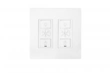  PN-04F01A-WH02 - CARRO HOME PIONEER Smart Switch, 2 in 1 Fan Speed Control and Light On/Off Switch - 2