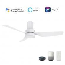 Carro USA VS443N2-L11-W1-1-FM - Porter 44'' Smart Ceiling Fan with Remote, Light Kit Included?Works with Google Assistant an