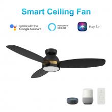  VS483Q5-L12-B2-1-FM - Fremont 48'' Smart Ceiling Fan with Remote, Light Kit Included?Works with Google Assistant a