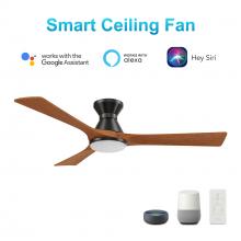  VS523A2-L12-BM2-1-FM - Nicolet 52'' Smart Ceiling Fan with Remote, Light Kit Included?Works with Google Assistant a