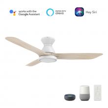 Carro USA VS523F3-L12-WM1-1-FM - Jaaron 52'' Smart Ceiling Fan with Remote, Light Kit Included?Works with Google Assistant an