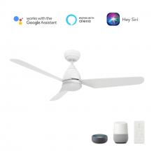 Carro USA VS523N1-L12-W1-1 - Toulon 52'' Smart Ceiling Fan with Remote, Light Kit Included?Works with Google Assistant an
