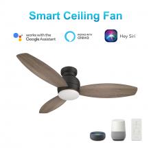  VS523Q-L12-BG-1 - Trento 52-inch Smart Ceiling Fan with Remote, Light Kit Included, Works with Google Assistant, Amazo