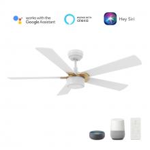  VS525B5-L11-W1-1G - Stockton 52'' Smart Ceiling Fan with Remote, Light Kit Included?Works with Google Assistant