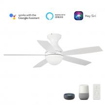 Carro USA VS525Q2-L12-W1-1 - Twister 52'' Smart Ceiling Fan with Remote, Light Kit Included?Works with Google Assistant a