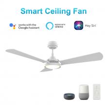 Carro USA VS563B3-L22-W1-1 - Brisa 56-inch Smart Ceiling Fan with Remote, Light Kit Included, Works with Google Assistant, Amazon