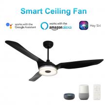  VS603F-L13-B2-1 - Fletcher 60-inch Indoor/Outdoor Smart Ceiling Fan, Dimmable LED Light Kit & Remote Control, Works wi