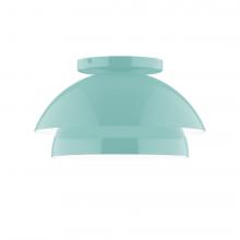  FMDX445-48-L10 - 10" Nest LED Flush Mount, Sea Green