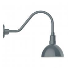  GNA114-40 - Deep Bowl 8" gooseneck wall light