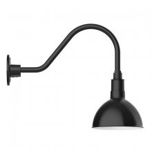  GNA114-41 - Deep Bowl 8" gooseneck wall light