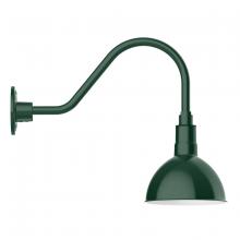  GNA114-42 - Deep Bowl 8" gooseneck wall light