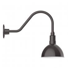  GNA114-51 - Deep Bowl 8" gooseneck wall light