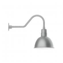  GNB116-49 - Deep Bowl 12" gooseneck wall light