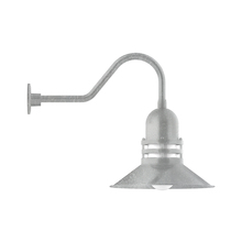  GNB150-49 - Atomic 16" gooseneck wall light