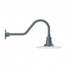  GNB158-40 - Radial 12" gooseneck wall light