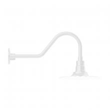  GNB158-44 - Radial 12" gooseneck wall light