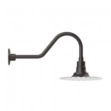  GNB158-51 - Radial 12" gooseneck wall light