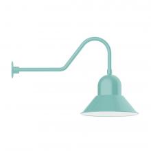  GNC125-48-L13 - 16" Prima shade, LED Gooseneck Wall Mount, Sea Green