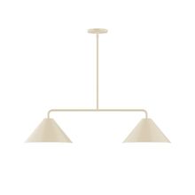 Montclair Light Works MSG422-16 - 2-Light Axis Linear Pendant (12" Axis pack)