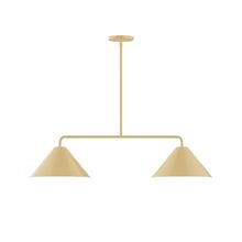 Montclair Light Works MSG422-17 - 2-Light Axis Linear Pendant (12" Axis pack)