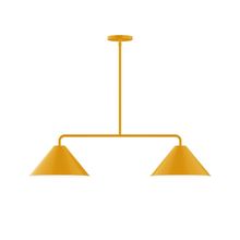 Montclair Light Works MSG422-21 - 2-Light Axis Linear Pendant (12" Axis pack)