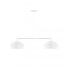  MSGX445-44-L12 - 2-Light Axis LED Linear Pendant, White