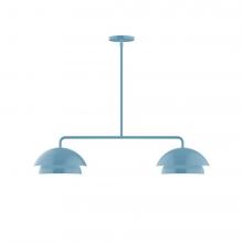  MSGX445-54-L10 - 2-Light Axis Linear LED Pendant, Light Blue