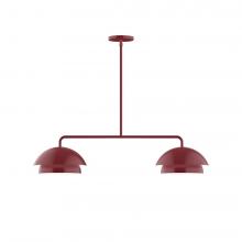  MSGX445-55-L10 - 2-Light Axis Linear LED Pendant, Barn Red