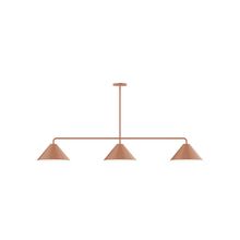 Montclair Light Works MSN422-19 - 3-Light Axis Linear Pendant (12" Axis pack)