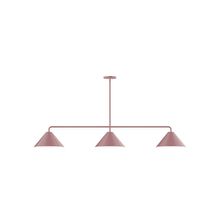 Montclair Light Works MSN422-20 - 3-Light Axis Linear Pendant (12" Axis pack)