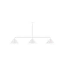Montclair Light Works MSN422-44 - 3-Light Axis Linear Pendant (12" Axis pack)