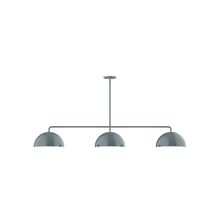 Montclair Light Works MSN432-40 - 3-Light Axis Linear Pendant (12" Axis pack)
