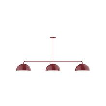 Montclair Light Works MSN432-55 - 3-Light Axis Linear Pendant (12" Axis pack)