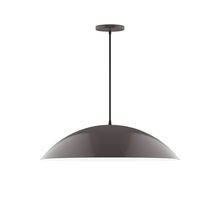  PEB439-51-L14 - 24" Axis Half Dome LED Pendant, Architectural Bronze