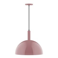  PEBX472-20-L13 - 18" Stack Dome LED Pendant, Mauve