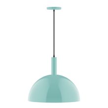  PEBX472-48-L13 - 18" Stack Dome LED Pendant, Sea Green