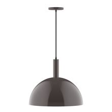  PEBX472-51-L13 - 18" Stack Dome LED Pendant, Architectural Bronze