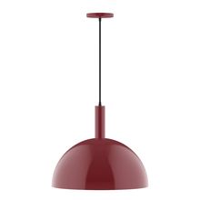  PEBX472-55-L13 - 18" Stack Dome LED Pendant, Barn Red