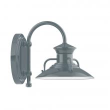  SCB140-40-L10 - 8" Homestead shade, wall mount sconce, Slate Gray