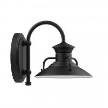  SCB140-41-L10 - 8" Homestead shade, wall mount sconce, Black