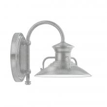  SCB140-49-L10 - 8" Homestead shade, wall mount sconce, Painted Galvanized