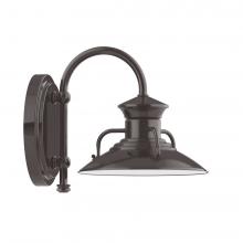  SCB140-51-L10 - 8" Homestead shade, wall mount sconce, Architectural Bronze