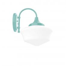  SCC021-48 - Schoolhouse 12" Wall Sconce in Sea Green