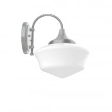  SCC021-49 - Schoolhouse 12" Wall Sconce in Painted Galvanized