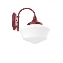  SCC021-55 - Schoolhouse 12" Wall Sconce in Barn Red