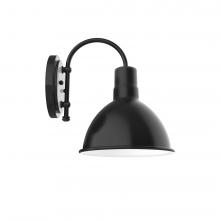  SCC115-41-L12 - 10" Deep Bowl shade, wall mount sconce, Black