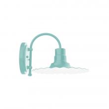  SCC158-48 - 12" Radial shade, wall mount sconce, Sea Green