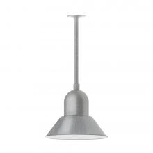  STA124-49-L13 - 14" Prima, stem mount with canopy, Painted Galvanized