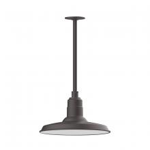 Montclair Light Works STA183-57-H36-L13 - Warehouse 14" LED Pendant, stem mount