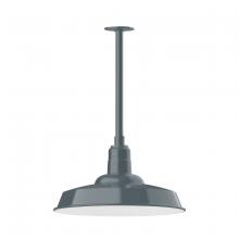  STB185-40 - Warehouse 18" pendant, stem mount